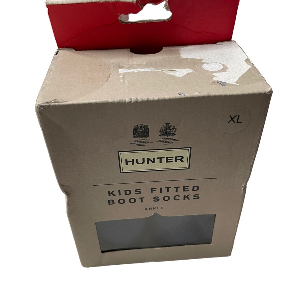 Hunter kids fitted boot socks size XL